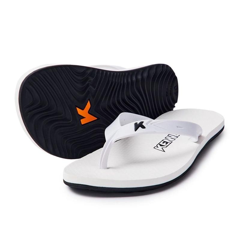 Chinelo Sandália Kenner New Summer DGX-25 Branco / Preto - Chinelo